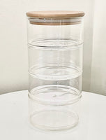 Stackable Jars with Bamboo Lid